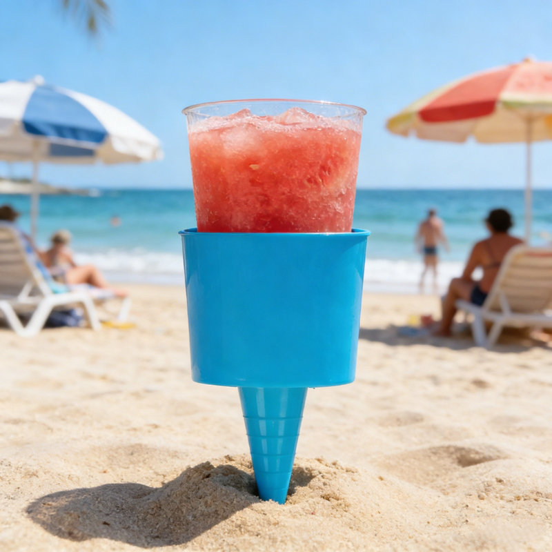 Porte-gobelets en plastique Stake Beach