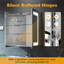 Mirrored Bathroom Cabinets with Mirror and 3 Adjustable Shelves