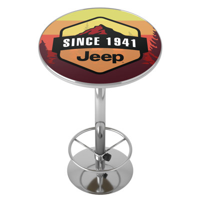 Round Metal Base Dining Table