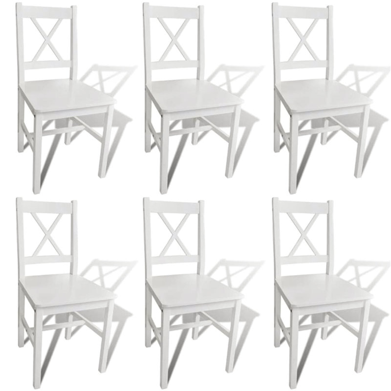 44.5cm H Side Chair, White, 4