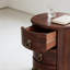 Table de chevet en bois, table d'appoint, table de bout ronde pour le salon