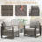 Drazen Outdoor Wicker Patio Furniture Set Comfortable, Weather-Resistant For Patios & Gardens-857824691-857824688