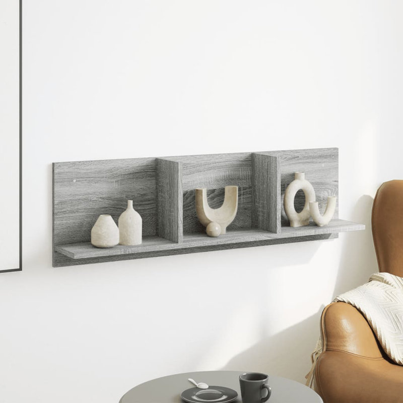 Riese Bracket Shelf, Grey Sonoma