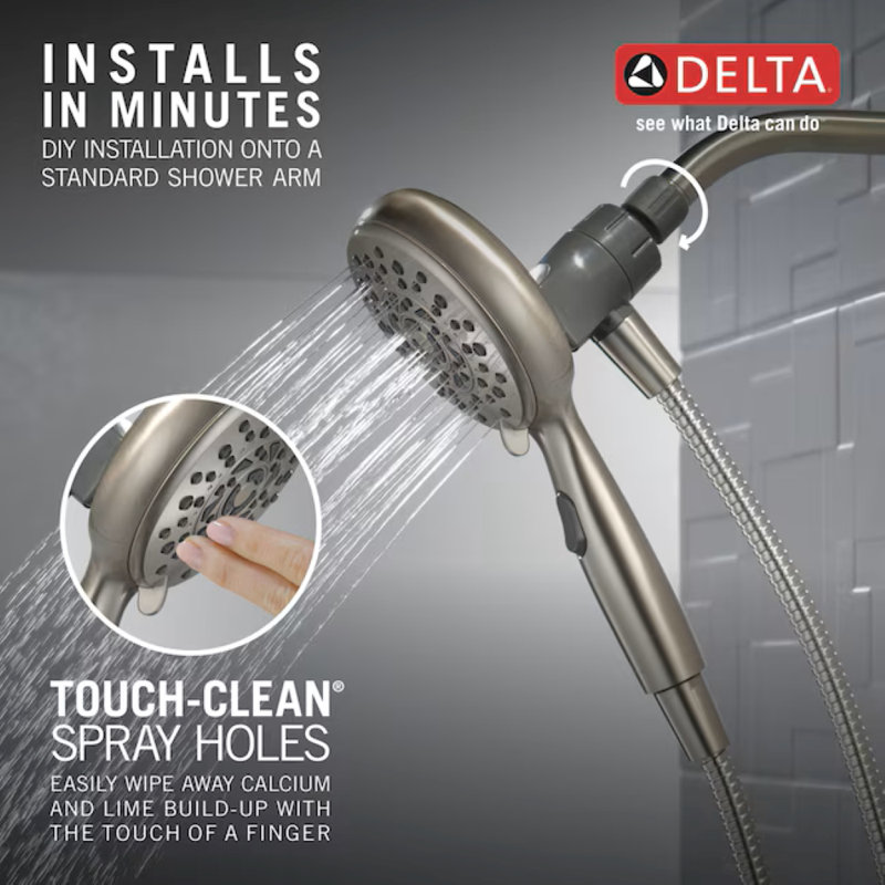 6-Setting SureDock Magnetic Hand Shower, Satin Nickel