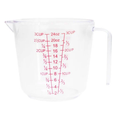 Better Houseware 24-Oz. Clear Acrylic Measuring Cup with Handle