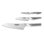 Global Knives 3 Piece Assorted Knife Set