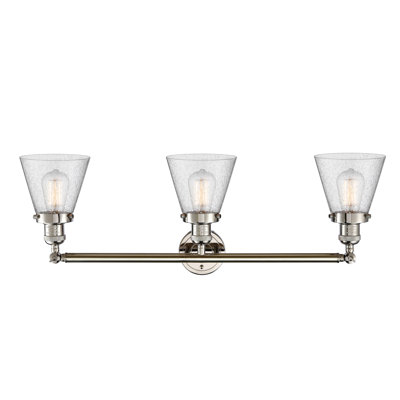Éclairage pour meuble-lavabo 3 lumières Shauna Cone