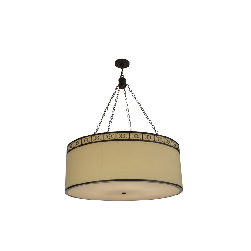 Lustre cylindrique unique et remarquable à 8 lumières Cilindro