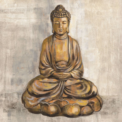 «Bronze Buddha» par Silvia Vassileva, reproduction d'art sur toile sans cadre