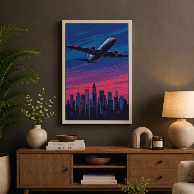 Print, 24x16 - 61.0 x 40.6 cm, Teal Border
