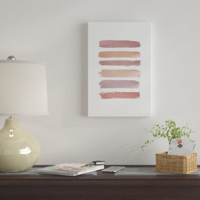 «Dusty Rose Stripes» par Orara Studio, impression sur toile