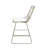 Beige Counter Stools, Iron Frame And Comfortable Cushion - Two Stools With Stable Padding 2Pcs