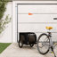 vidaXL Dog Bike Trailer Bicycle Trailer Bike Carriage Oxford Fabric and Iron-92198719-92198720