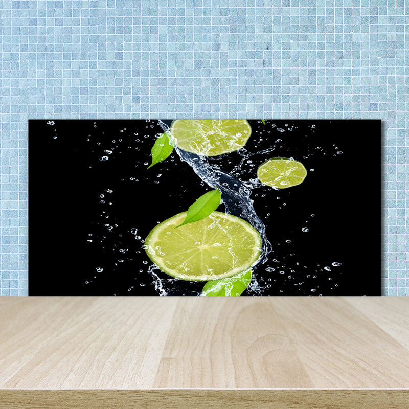 Luegene 50cm W x 100cm L Glass Peel and Stick Panel
