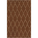 Gates Wool Geometric Area Rug in Brown