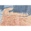Tapis en laine / soie noué à la main en bleu / rouge / beige-106952629