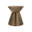 Table d'appoint tambour 22 po - table d'appoint / table de chevet moderne en sablier pour le salon et la chambre à coucher, conception peu encombrante, assemblage facile-1088417208