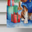 Drapeau de Noël maison de renne-112702331