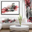 «Japon Warrior», reproduction d'impression sur toile tendue-26662980