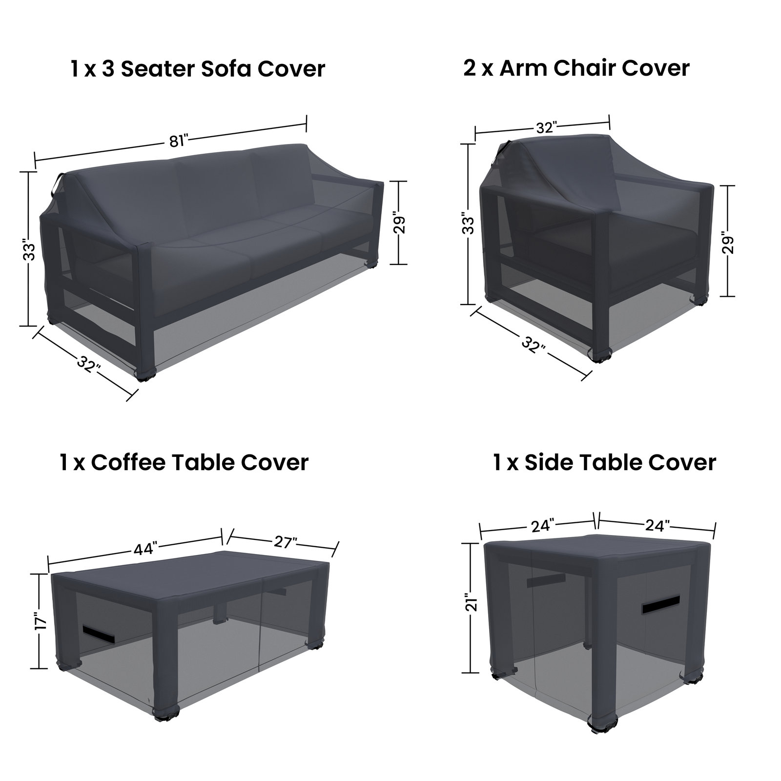 Outdoor Conversation Set Cover