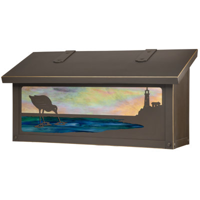 Brass Wall Mounted Mailbox