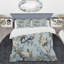 Ensemble de housse de couette Chinoiserie avec oiseaux et pivoines-107148180