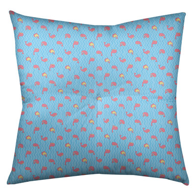 Coussin Katelyn Elizabeth Whales