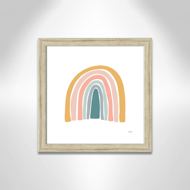 Décoration murale pour enfants, H 18 po x l 18 po x P 0,63 po, Beige Flat Framed