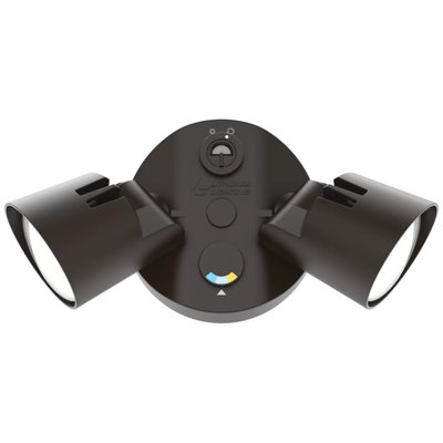 Photocellule d'extérieur réglable HGX à DEL 2RH à sortie lumineuse réglable en bronze foncé
