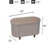 30" Boucle Upholstered Storage Ottoman Bench-1708028112