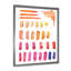 Shades of Watercolor Elements - Peinture sur toile-67464350-67464348