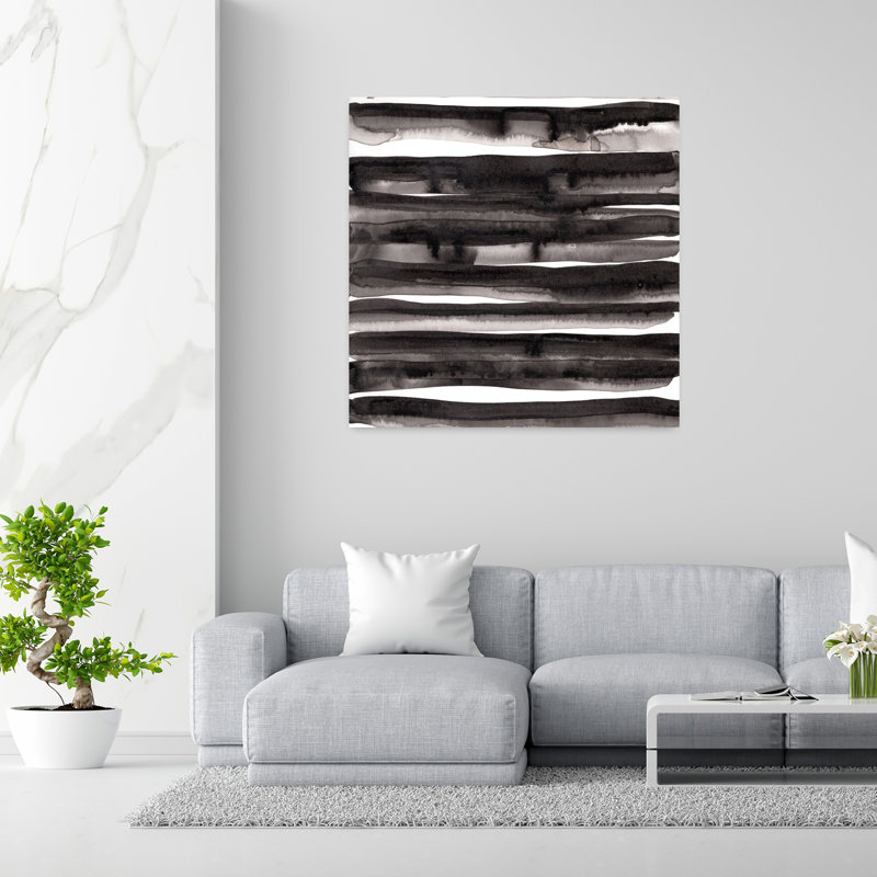 Contemporary Art Abstract Contemporary Modern Wall Art by Janel Bragg - Wrapped Canvas Print, 121.92 cm H x 121.92 cm W