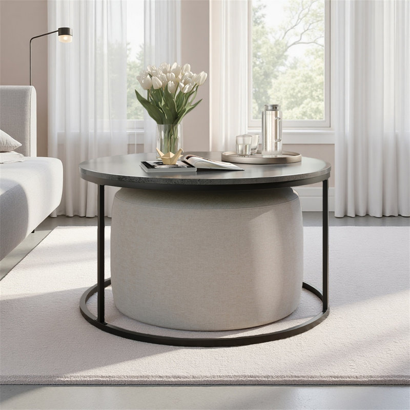 Nest Ease Round Coffee Table Set (Only Including Table)