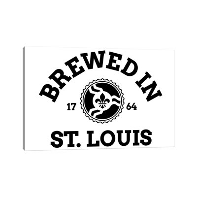 Brewed in St. Louis 1 Piece Wrapped Canvas Wall Art