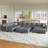 Zendajas Upholstered U-Shaped Sectional Reversible-1512306552