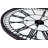 Cleopatra 22" Mirror Wall Clock-82575417