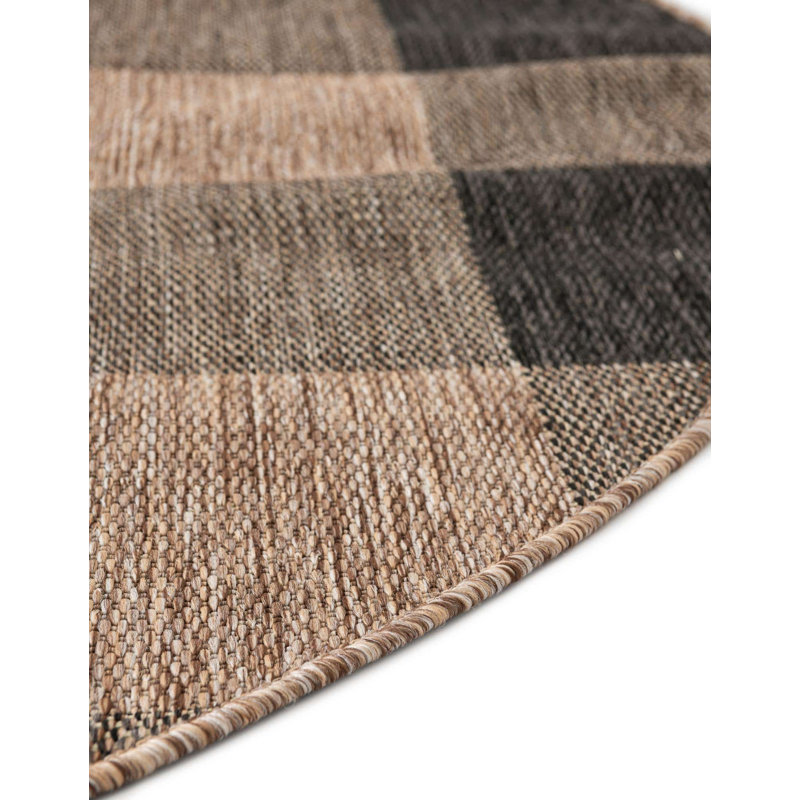 Tapis intérieur / extérieur Talih, Rond 3 pi 3 po