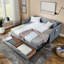 Lit de jour simple extensible avec lit gigogne-1726460128