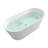 67" Premium Solid Surface Deep Soaking Bathtub