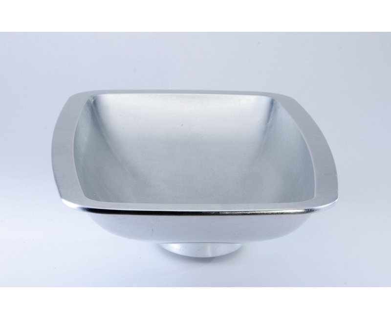 Oceano 25.2'' L Bathroom Sink, Silver Leaf