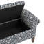Banc de rangement avec accoudoirs roulés Wallen Traditional