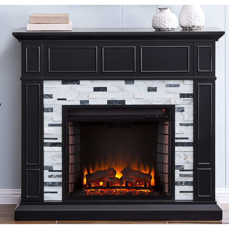 Toddington Electric Fireplace, 20" H x 23.75"  W x 8.25" D