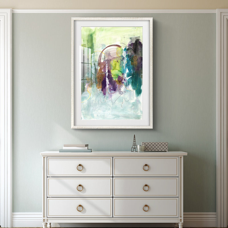 «Moving On I», impression encadrée, H 28,5 po x l 20,5 po, Blanc