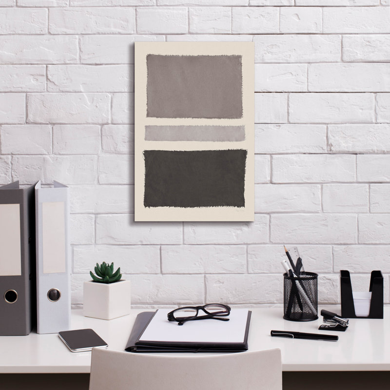 Ivy Bronx 'Painted Weaving 5a Neutral' by Piper Rhue Canvas Wall Art, 40" x 60", H 18 po x l 12 po x P 0,75 po