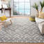 Tapis gris en laine et en coton tissé à la main Seibel Natura-2017354280