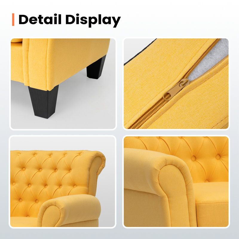Rufaida Upholstered Wingback Chair