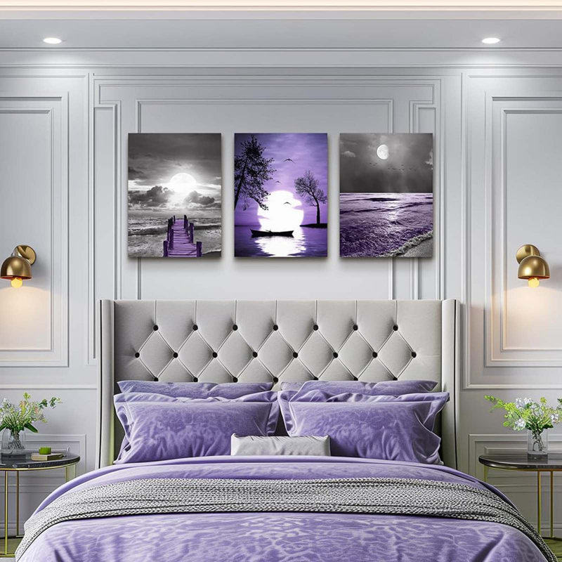 3 Piece Wrapped Canvas Wall Art, 40 cm H x 30 cm W