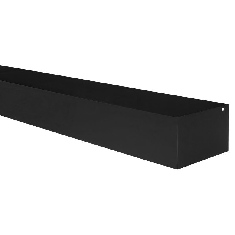 The Sam 60" Shelf MDF Black Paint, 60", Black