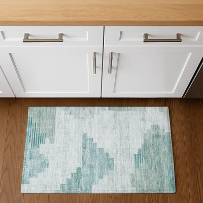 Premium Machine Washable Ashington AMF1829 Geometric Rug
