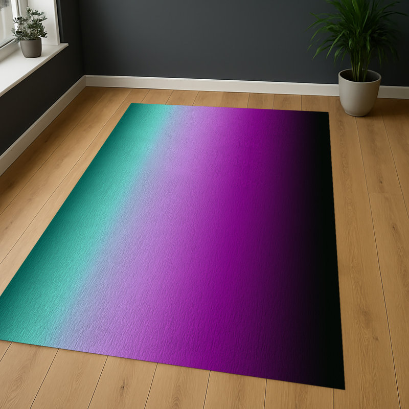 Abstract Area Rug, Runner 70 x 140 cm